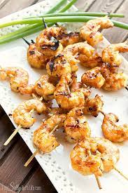 Asian Marinated Grilled Shrimp Skewers This Silly Girl S Kitchen Recipe Easy Grilling Recipes Marinated Grilled Shrimp Grilled Shrimp Recipes