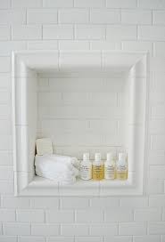 Pin By Lori Cheyne On Bathrooms Subway Tile Bathroom Shower White Subway Tile Bathroom Shower Niche