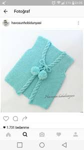 Orgu Modelleri Yelek Crochet Baby Dress Knitted Baby Cardigan Baby Knitting Patterns