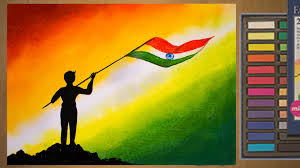 Unique Drawing Idea Of Republic Day 26th January Soft Pastels Drawing For Kids And Beginners Soft Pastels Drawing Pastel Drawing Unique Drawings
