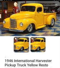 Image result for Chrome Yellow 1946 Truck