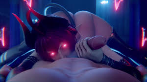 Sexy demoness gives you a blowjob in 3d pov porn