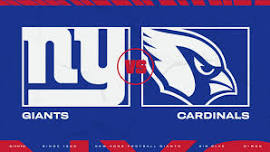 Arizona Cardinals at New York Giants