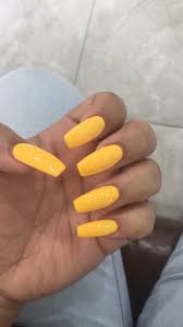 Check out our yellow coffin nails selection for the very best in unique or custom, handmade pieces from our craft supplies & tools shops. Yellow Nails Yellow Nails Coffin Nails Designs Acrylic Nails Coffin