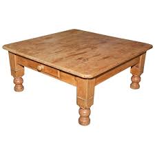Vintage solid pine collector's coffee table is a wonderful choice for those who want to provide the most individualistic and interesting furniture in the family room! Country Style Plank Top Pine Coffee Table For Sale At 1stdibs