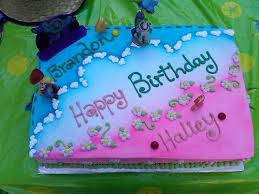 Birthday Cake For Brother And Sister Pin By Stephanie Price On Cake Ideas Birthday Sheet Cakes Twin Birthday Cakes Airbrush Cake