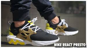 Consider your feet covered with nike presto sneakers. Nike Presto React Review Youtube
