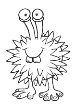 Lustige Liebe Monster Ausmalbilder Ausmalbild Ausmalen Monster Malen