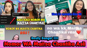 Mempunyai 1.2m pengikut instagram membuat maitsa tidak di ragukan lagi kepopulerannya, namun ternyata banyak fakta menarik yang belum banyak di ulas di internet salah satunya adalah tentang nomor wa maitsa chantika. Nomor Wa Maitsa Chantika Asli Biografi Lengkap Gimana Net