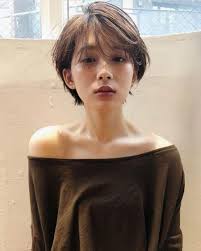 60代髪型 ショートヘアスタイル 丸顔 面長 パーマ lala magazine ララマガジン 髪型 40代 ヘアスタイル 髪型