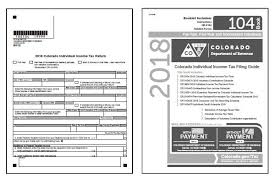 Colorado Tax Forms 2019 Printable State Co 104 Form And Co