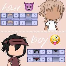 Idees Coiffures Garcons Gacha Life Club Outfits Club Design Club Hairstyles