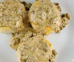 Denny S Biscuits And Gravy Recipe Monster Foodies Recipe Biscuit N Gravy Recipe Recipes Biscuits And Gravy