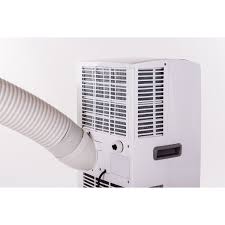 Mp Series 8000 Btu Portable Air Conditioner With Front Grille And Remote Control In White Gr Portable Air Conditioner Portable Air Conditioners Air Conditioner