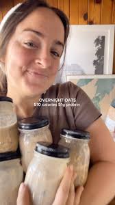 1/2 cup oats, 1 cup fat free fairlife milk, 1 scoop protein powder, 1 T  chia seeds, 2 T pbfit no sugar added, a pinch of salt, You can mix it up  with a splash of vanilla, sprinkle of cinnamon, coconut ...