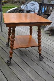 Antique Wood Glass Ball Brass Claw Foot Lamp Table How To Antique Wood Wood Glass Clawfoot