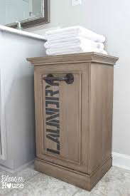 Industrial Style Laundry Hamper Makeover Wooden Laundry Hamper Laundry Hamper Laundry In Bathroom