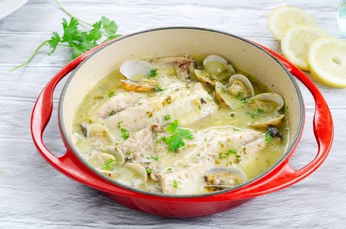 Sea Bream in Green Sauce
