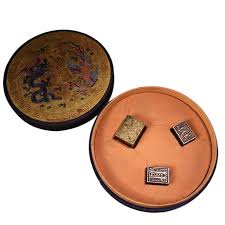 Vintage Brass Military Helmet Liquor Set