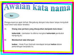 Jenis kata majmuk terbahagi kepada 2; Pembentukan Kata Nama Kerja Adjektif Ppt Download