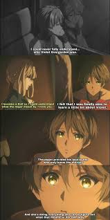 One Needs A Lot Of Courage To Say The Words I Love You Especially If The Feeling Isn T Mutual And It Makes Yo Violet Evergarden Anime Violet Evergreen Anime