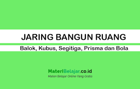 Jaring Jaring Bangun Ruang Kubus Balok Limas Kerucut Tabung Dan Trapesium