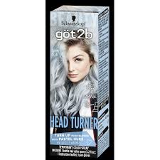 Schwarzkopf Got2b Headturner Temporary Hair Color Spray Denim Blue Walmart Com Walmart Com