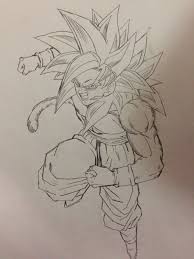 Super Saiyan 4 Goku Drawn By Young Jijii Found By Songokukakarot Dragon Ball Super Manga Dragon Ball Art Dragon Ball Artwork