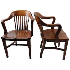 Pair Of Gunlocke Office Chairs Desk Chairs Nys Assembly Yale Library Style American Industrial Walnut Chair Industrial Office Chairs Office Chair