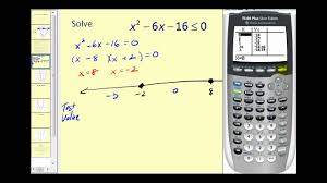 Explore math with our beautiful, free online graphing calculator. Solving Quadratic Inequalities Video Lessons Examples Solutions