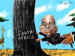 It alludes to the scramble for africa during the new imperialism period, in which the european powers, beginning in 1884, expanded their colonial expansion in africa by dividing the continent up amongst themselves. Jacob Zuma S Resignation The End Of An Error Cartooning For Peace