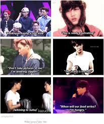 Jongin Whining About Things I Kinda Like That He Whines It Makes Me Feel Better That We D Know If He S Really Dissatisfied With So Exo Memes Exo Funny Exo