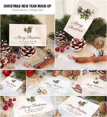 Christmas Card Mockup Set Free Download Christmas Cards Christmas Card Design