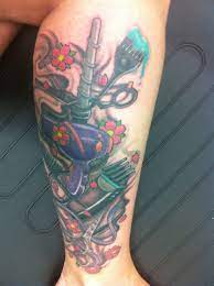Pin By Aalison Mcleann On Me Hairstylist Tattoos Stylist Tattoos Hairdresser Tattoos