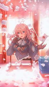 Violet evergarden desktop amanuensis anime, violet evergarden, cg artwork, computer png. Hd Wallpaper Anime Anime Girls Picture In Picture Violet Evergarden Wallpaper Flare
