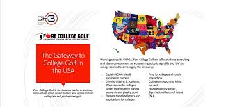 introduction to playing college golf in