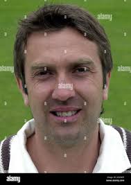 Surrey cricketer Ian Salisbury at The Oval Stock Photo