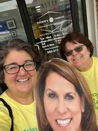 Visiting Cookie's Fabrics store in Florida