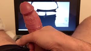 Jerking off watching a boobs compilation -masturbation big ejaculation POV