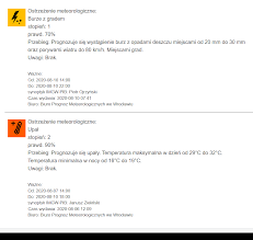 Since 1919,we have been forecasting weather, conducting analyzes and research.weather and climate is one of the most important topics in the world! Screenshot 2020 08 10 Meteo Imgw Pib Mapy Dynamiczne 1 Nysa Info Badz Na Biezaco Wiadomosci Inwestycje Komunikacja Kultura