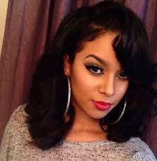 Pin By Shani Bradley On Natural Relaxed Hair Weave Hairstyles Hair Styles Curly Hair Styles