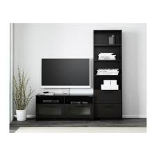 Brimnes Black Tv Storage Combination 180x41x190 Cm Ikea Tv Storage Ikea Entertainment Center Living Room Modern