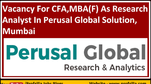 | meaning, pronunciation, translations and examples. Vacancy For Cfa Mba F As Research Analyst In Perusal Global Solution Mumbai