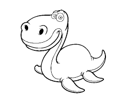 Dibujo De Plesiosauria Para Colorear Dibujos Net Dibujos Dinosaurios Colorear Online