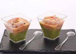 Puree D Avocats Sauce Cocktail Et Crevettes En Verrine Sauce Cocktail Recette Verrine Puree D Avocat