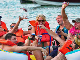 The quarterback position is the most important in football. Image Of The Week Party Cove Pfd Float Speed On The Water