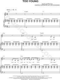 Can T Blame A Girl For Trying Chords Sabrina Carpenter Too Young Acoustic Sheet Music In C Major Transposable Download Print Sheet Music Sabrina Carpenter Hamilton Sheet Music