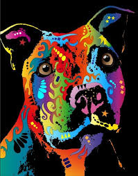 Staffordshire Bull Terrier By Michael Tompsett Bull Terrier Art Pitbull Art Staffordshire Bull Terrier