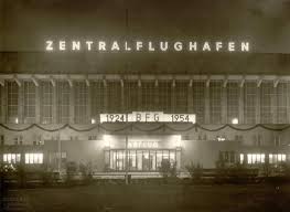 1954 Flughafen Tempelhof Flughafen Berlin Brandenburg Flughafen Tempelhof Tempel