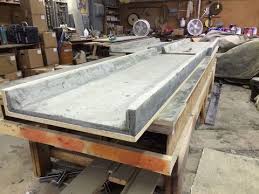 Remember that the concrete at the bottom of mold will become the top of the concrete slab. How To Build A Concrete Countertop